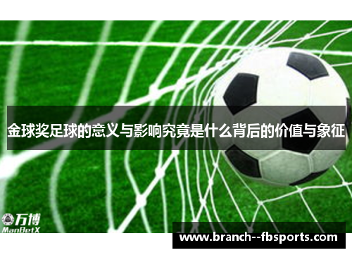 金球奖足球的意义与影响究竟是什么背后的价值与象征